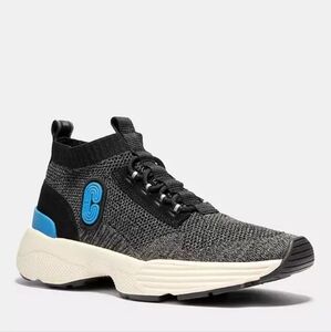 Coach | Knit Runner Sneakers With Coach Patch | Size | NWOT